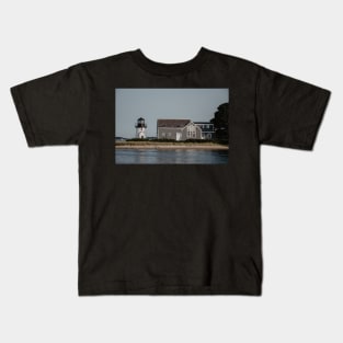 lighthouse on the shore Kids T-Shirt